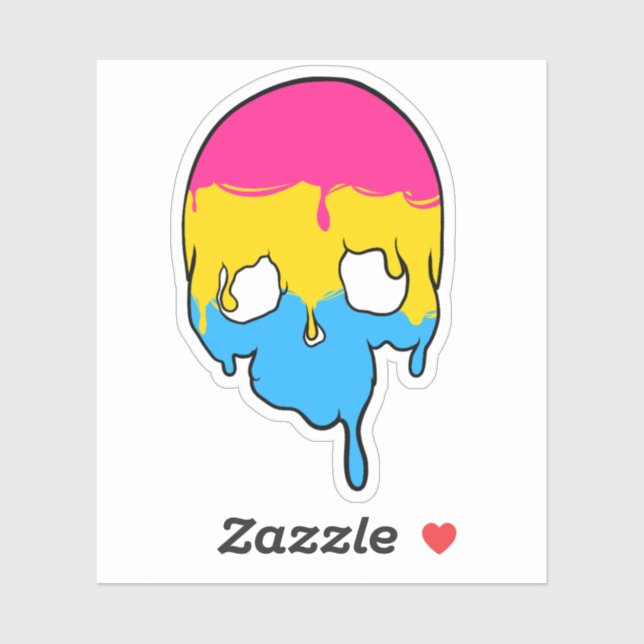 Pegatina Deslizamiento del Orgullo Panorámico (Hoja)