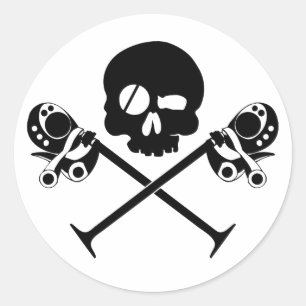 Pegatina Desmo Skull