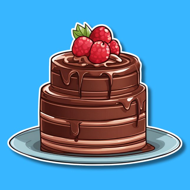 Pegatina Desmoronador de frambuesa de frambuesa a prueba de (Subido por el creador)