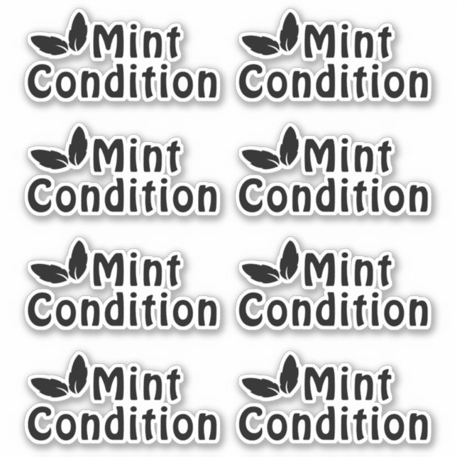 Pegatina Despegue de estado de la menta