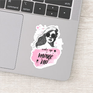 Pegatina Despierte y componga