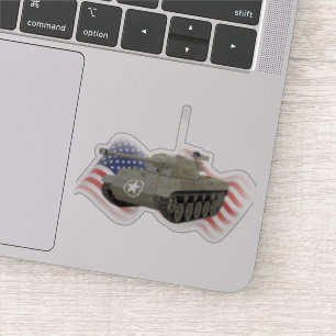 Pegatina Destruidor de tanques M18 Hellcat American WW2