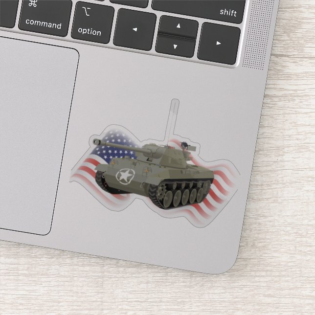 Pegatina Destruidor de tanques M18 Hellcat American WW2 (Detalle)