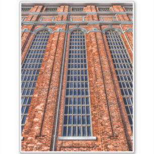 Pegatina Detalle de arquitectura del Tejo Central en Lisboa