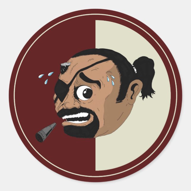 Pegatina 'Detectado' de JSC (Anverso)