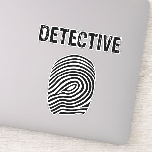 Pegatina Detective, para detective