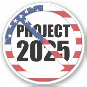 Pegatina Detener el proyecto 2025