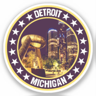 Pegatina Detroit