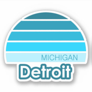 Pegatina Detroit Michigan