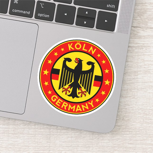 Pegatina Deutschland, Köln, Colonia (Detalle)