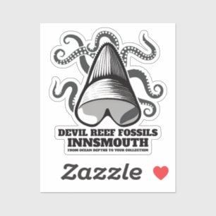 Pegatina Devil Reef Sharm Teeth Trader Innsmouth