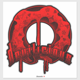 Pegatina Devilicioso Donut