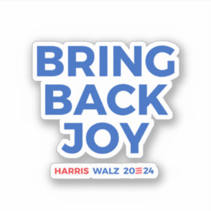 Pegatina Devolver la alegría - Harris Walz 2024