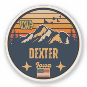 Pegatina Dexter, Iowa, Estados Unidos