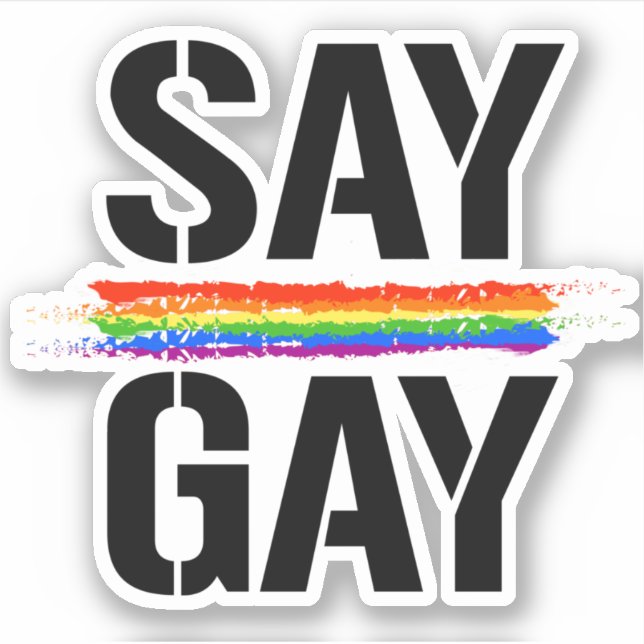 Pegatina Di Gay Sticker (Anverso)