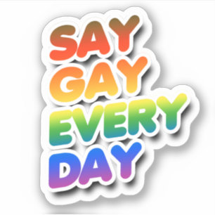 Pegatina Di Gay Todos Los Días