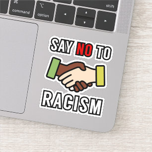 Pegatina Di No Al Racismo