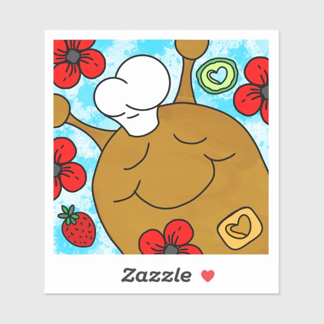 Pegatina Día de Conmemoración del Caracol (Hoja)