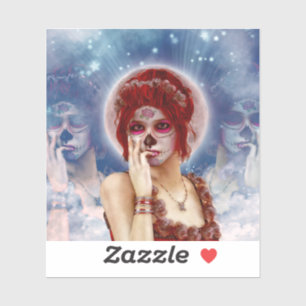 Pegatina Día de la Muerte del Azúcar