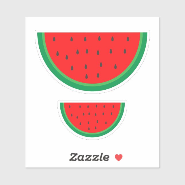 Pegatina Día de la sandía (Hoja)