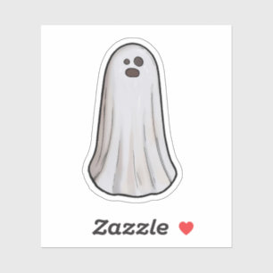 Pegatina Día de las Brujas Fantasma