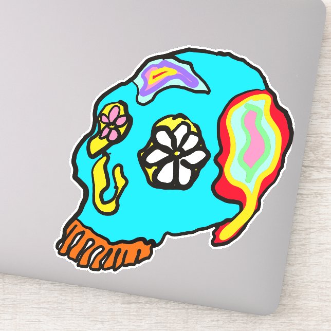 Pegatina Día de los Muertos (Detalle)