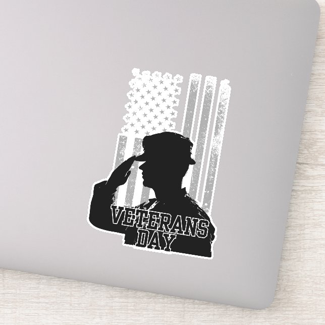 Pegatina Día de los Veteranos (Detalle)