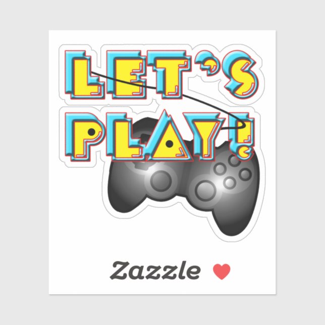 Pegatina Día de los videojuegos (Hoja)