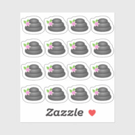 Pegatina Día de Spa Piedras Zen Relajación Planificador Buj