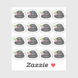 Pegatina Día de Spa Zen Stones Relajación Día de Bujo Plann