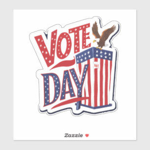 Pegatina Día de Votación