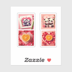 Pegatina Dia del amor y la amistad