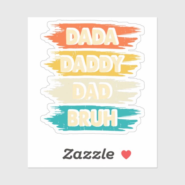 Pegatina día del padre (Hoja)