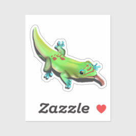 Pegatina Día Gecko - reclamando territorio