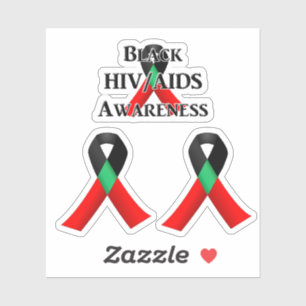 Pegatina Día Nacional de Conciencia sobre el VIH/SIDA en la