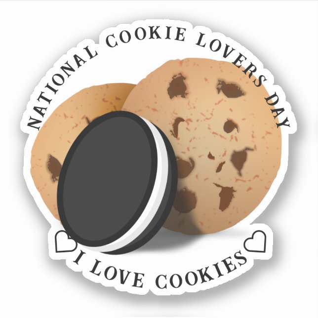 Pegatina Día Nacional de la Galleta (Anverso)