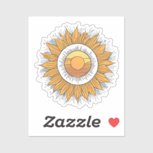 Pegatina día soleado de sol