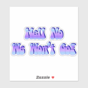 Pegatina ¡Diablos, no vamos!