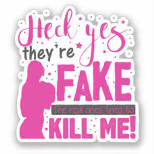 Pegatina Diablos Sí, son falsos. Los Verdaderos Trataron De