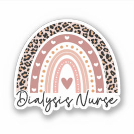 Pegatina Diálisis: regalo de enfermería, enfermera de nefro