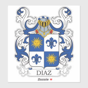 Pegatina Diaz Family Crest