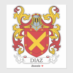 Pegatina Diaz Family Crest