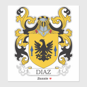 Pegatina Diaz Family Crest