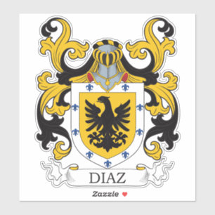 Pegatina Diaz Family Crest