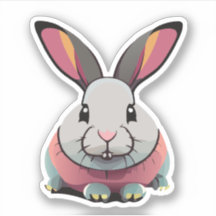 Dibujo animado de conejo lindo