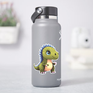 Pegatina Dibujo animado de dinosaurio bebé lindo