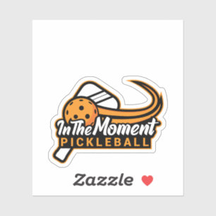 Pegatina Die Cut de Pickleball In The Moment