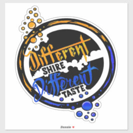 Pegatina Diferentes sabores de diferentes estilos