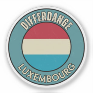 Pegatina Differdange, Luxemburgo