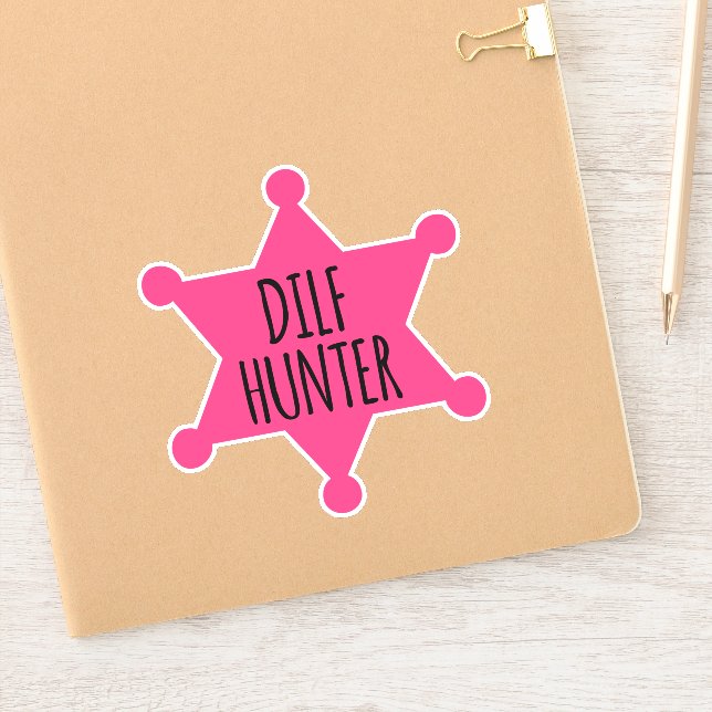 Pegatina Dilf Hunter (Cuaderno)